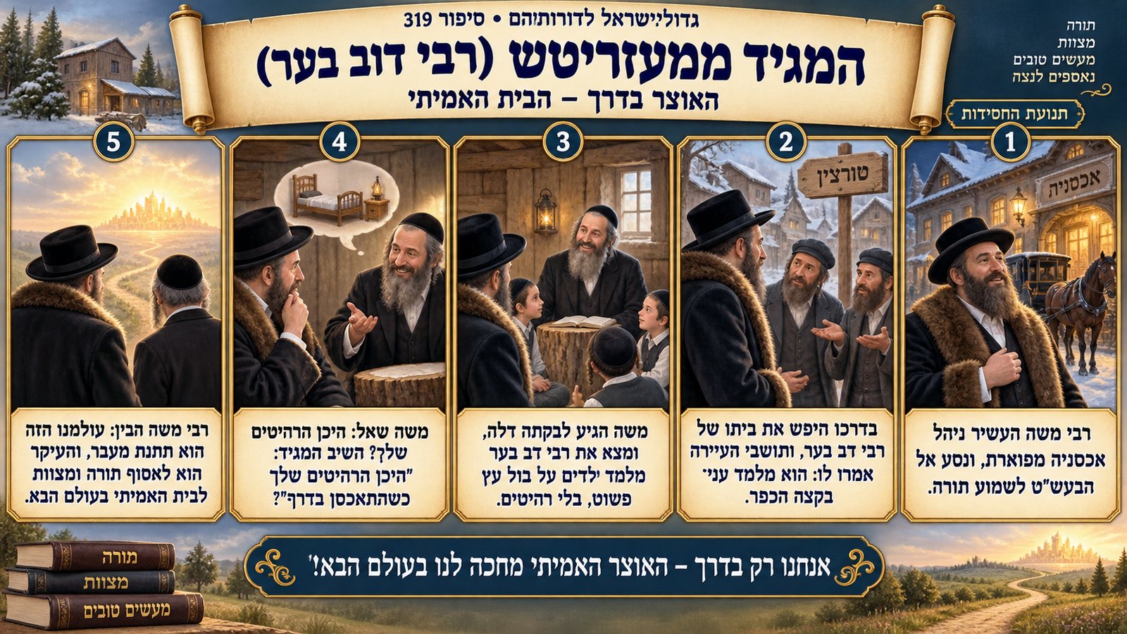 תמונת סיכום — תנועת החסידות: המגיד ממעזריטש (רבי דוב בער)